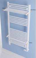 Eastbrook Wendover 1000 x 600mm Chrome Curved Towel Radiator