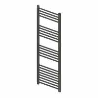 Eastbrook Wingrave 1400 x 600 Matt Anthracite Towel Radiator