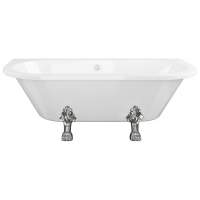 Gressingham 1760mm Freestanding Boat Bath - White