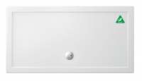 Zamori Anti-Slip Rectangular Shower Tray - 1500 x 800 - Central Waste - Z1181A