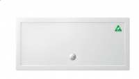 Zamori Anti-Slip Rectangular Shower Tray - 1700 x 800 - Central Waste - Z1185A