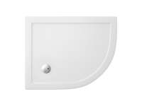 Zamori Offset Quadrant - 1000 x 800 - Right Hand Shower Tray - Z1200