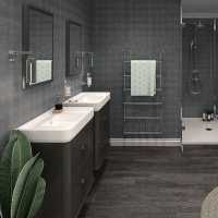 Durapanel Medium Linen 1200mm S/E Bathroom Wall Panel By JayLux