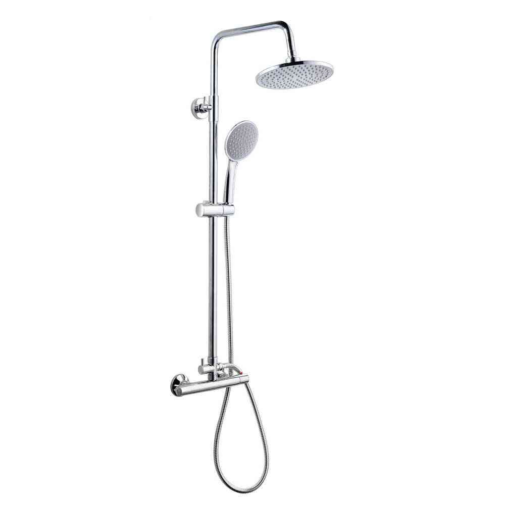 Alliance ASP Dual Head Thermostatic Shower Kit - Rain Head