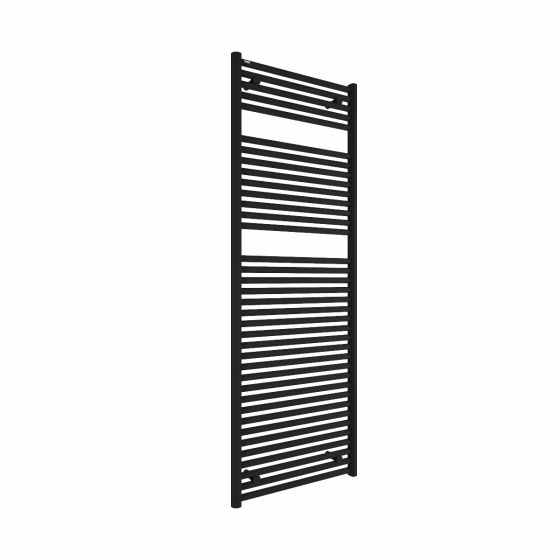 Hugo2 1652 x 600mm Towel Radiator - Matt Black - High Heat Output - Tissino