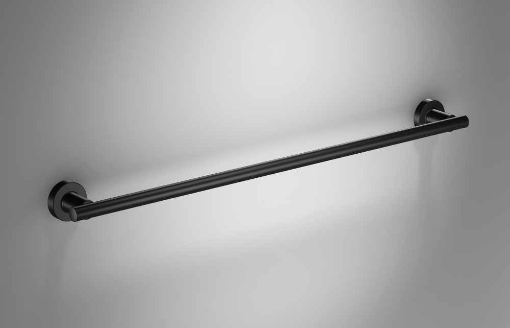 Tecno Project Black Towel Rail - 660mm - Origins Living