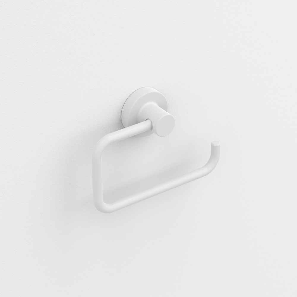 Tecno Project White Open Toilet Roll Holder - Origins Living