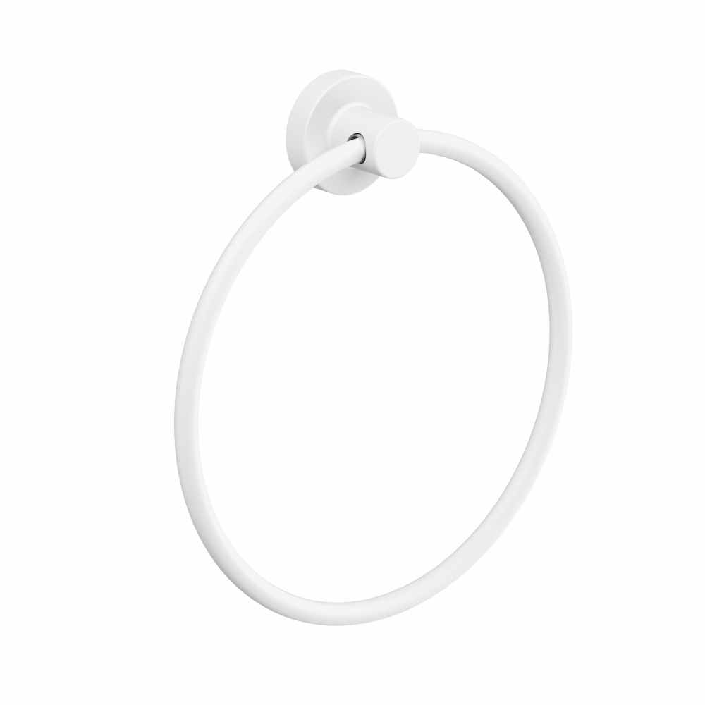 Tecno Project White Towel Ring - Small - Origins Living