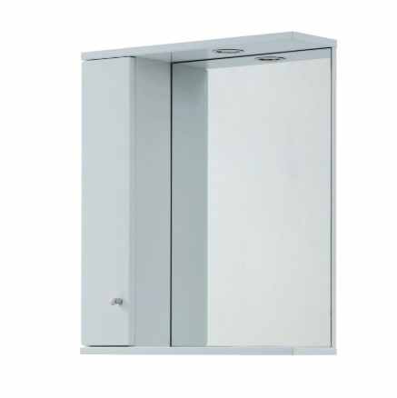 Elation Ikoma 750mm Bathroom Mirror Cabinet With Lights - Pearl Grey Matt