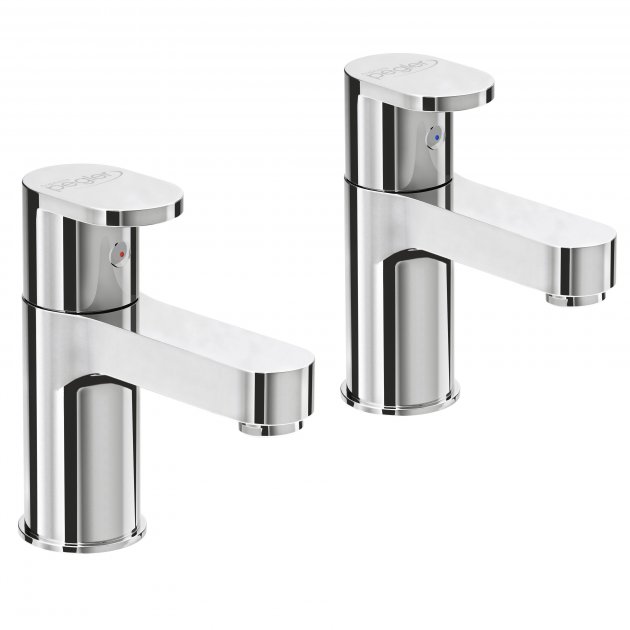 Francis Pegler Strata Blade Basin Taps Pair