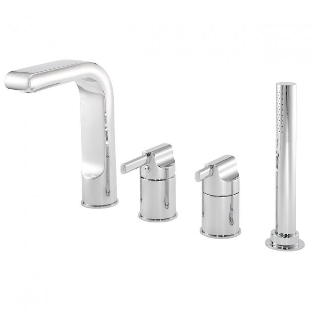 Francis Pegler Panacea Four Hole Bath Shower Mixer Tap