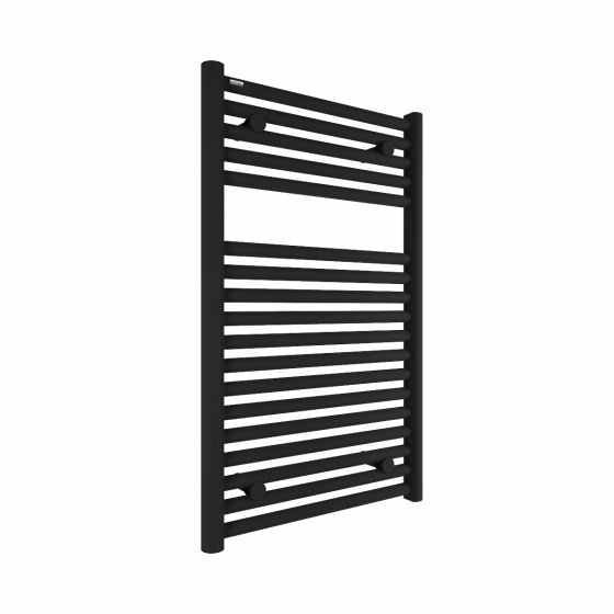 Hugo2 812 x 500mm Towel Radiator - Matt Black - High Heat Output - Tissino