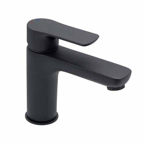 Francis Pegler Andreu Matt Black Monobloc Basin Mixer Tap