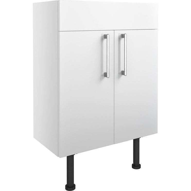 Abacot 600mm Basin Unit - White Gloss