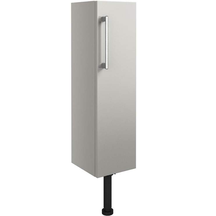 Abacot 200mm Slim Base Unit - Light Grey Gloss