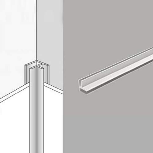 Aluminium Universal Corner Trim 12-20mm - Masq