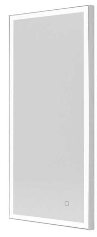 Tate Light Rectangular Mirror 50 Polished - 50x100cm