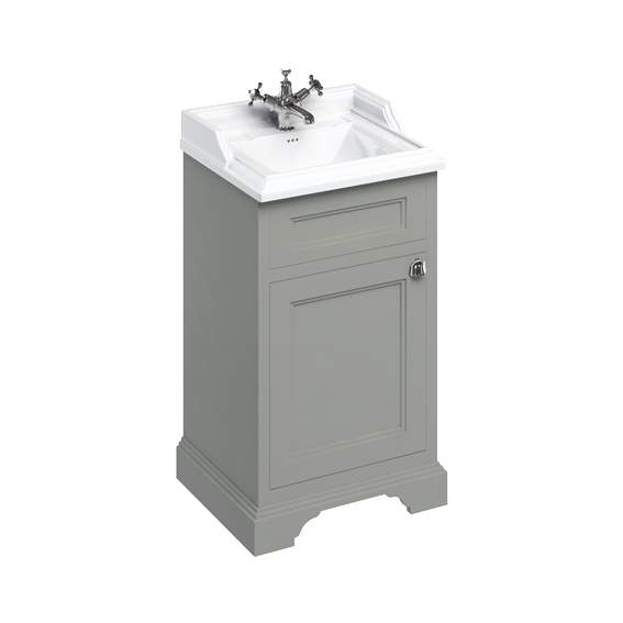 Burlington Freestanding 50cm Basin Unit - Dark Olive