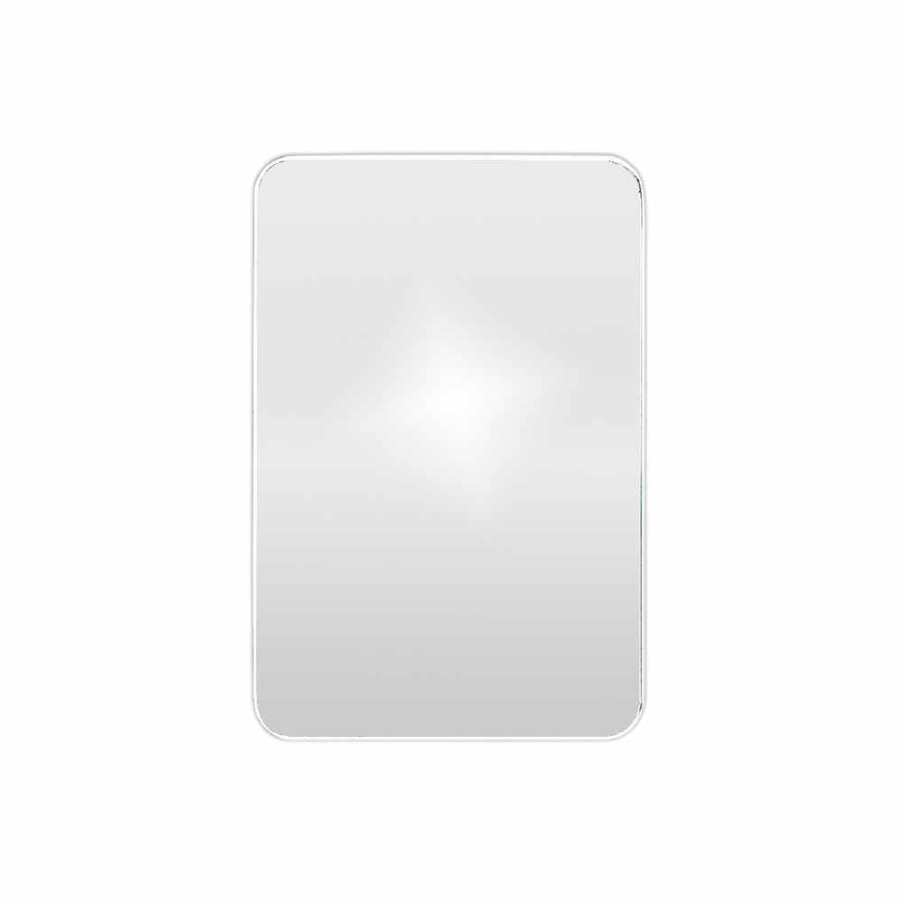 City White Rectangular Mirror 500 x 750 - Origins Living