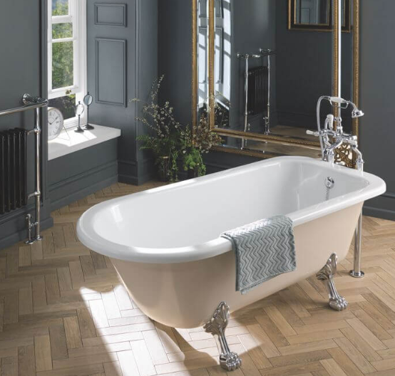 Mistley Roll Top Bath - 1700 x 750 - Bespoke Colour - BC Designs