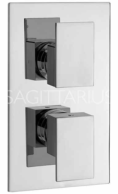 Sagittarius Blade Concealed Thermostatic Valve 2 Way Diverter