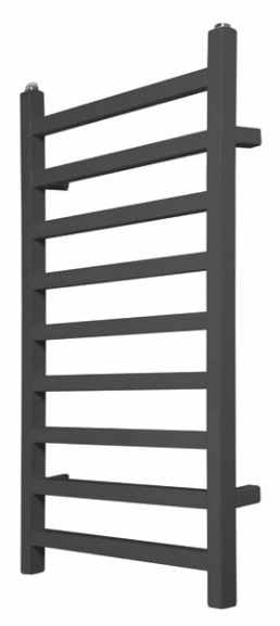 Redroom Baxx Anthracite Designer Towel Radiator, 1400 x 500mm 