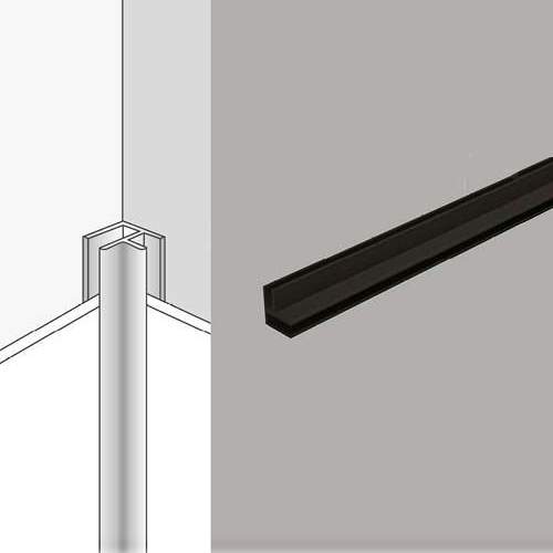 Black Universal Corner Trim 12-20mm - Masq