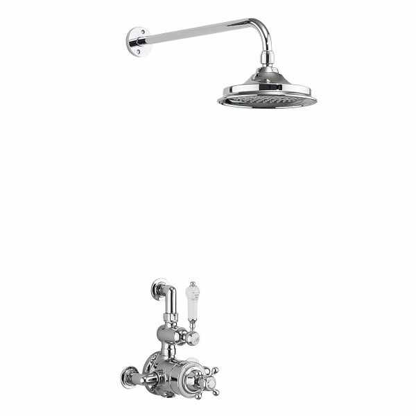 Burlington Avon Exposed Traditional Thermostatic Shower Fixed Head - AF1S