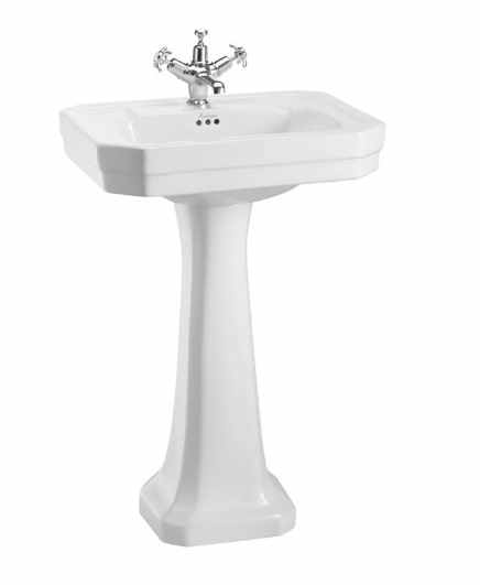 Burlington Victorian 56cm Basin & Regal Pedestal