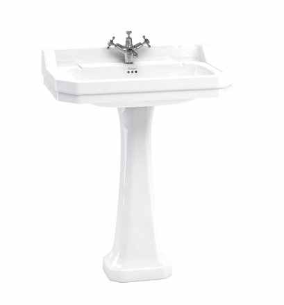 Burlington Edwardian 80cm Basin & Regal Pedestal