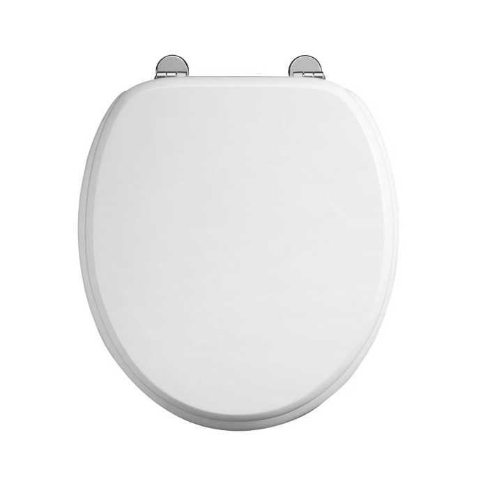 Burlington Traditional Toilet Seat in White - S13