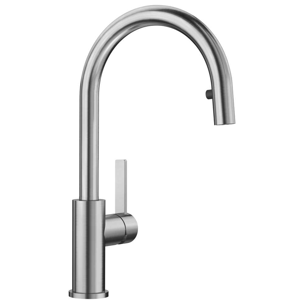 Blanco Candor S Brushed Steel Kitchen Tap - 523121