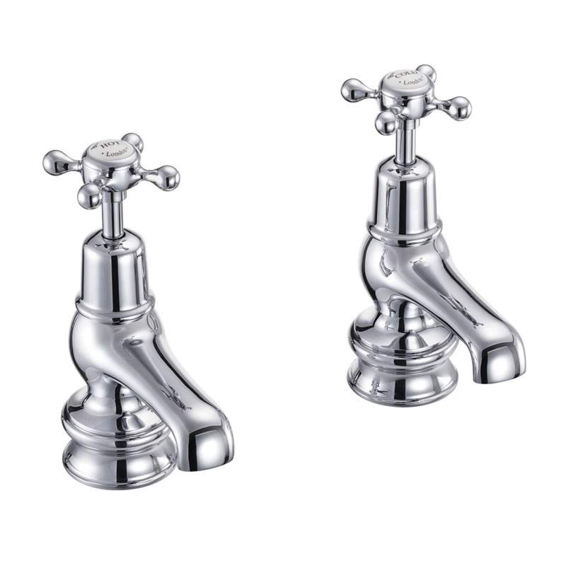 Burlington Claremont Regent 3" Cloakroom Basin Taps CLR1