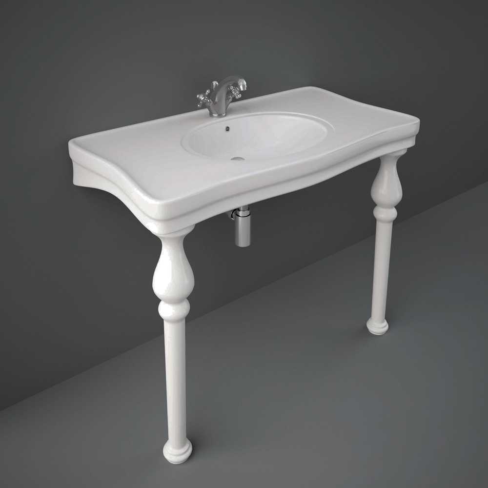 Washington Wash Basin Console 1050 2 Tap Hole - RAK Ceramics