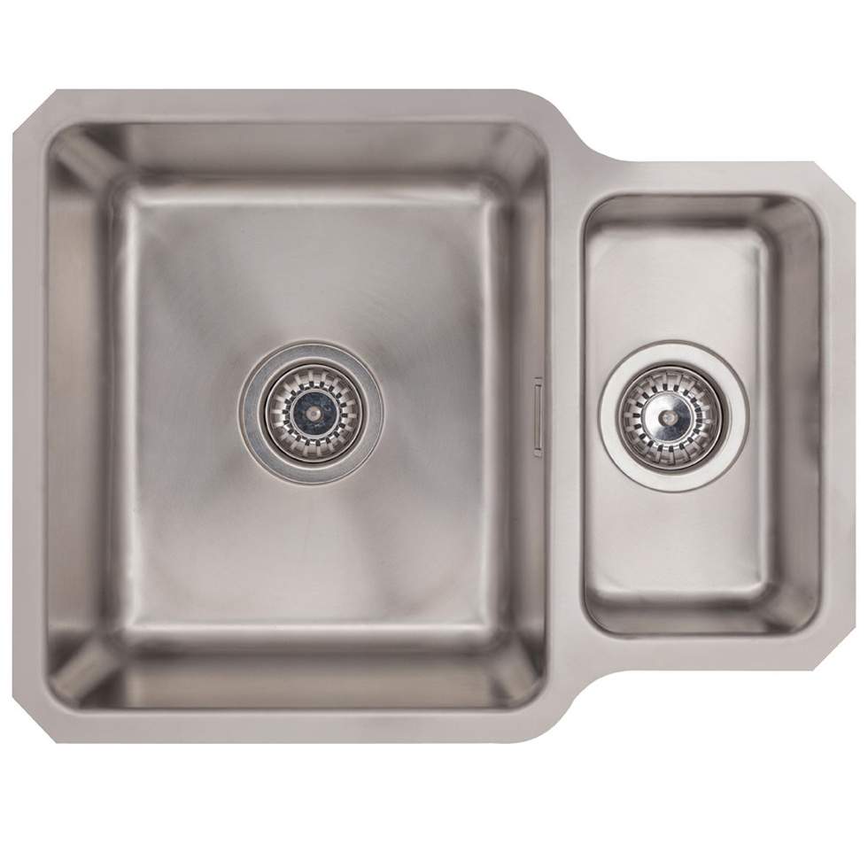 Prima+ 1.5 Bowl R25 Reversible Undermount Kitchen Sink - Stainless Steel