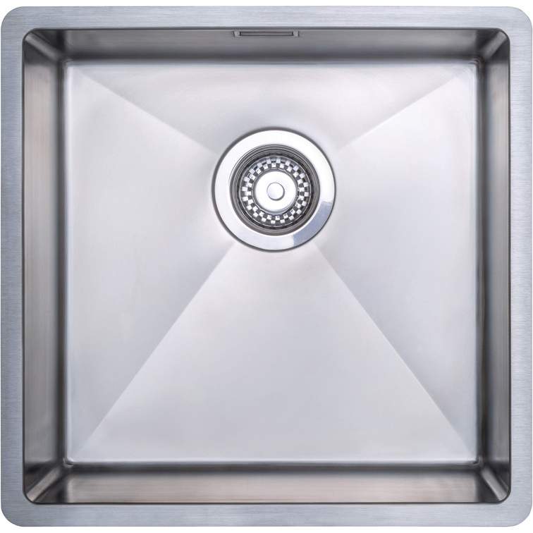 Prima+ 1 Bowl R10 Inset Undermount Kitchen Sink - Stainless Steel