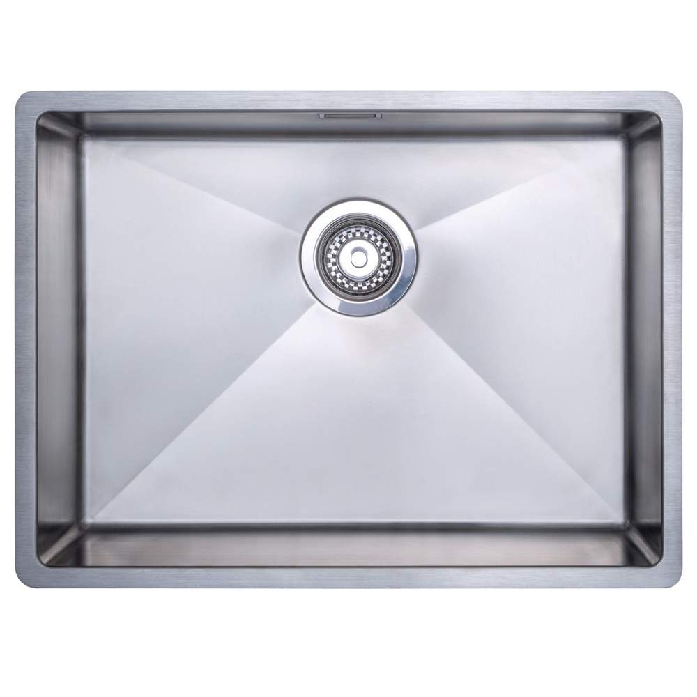 Prima+ Large 1 Bowl R10 Inset Undermount Sink - Stainless Steel