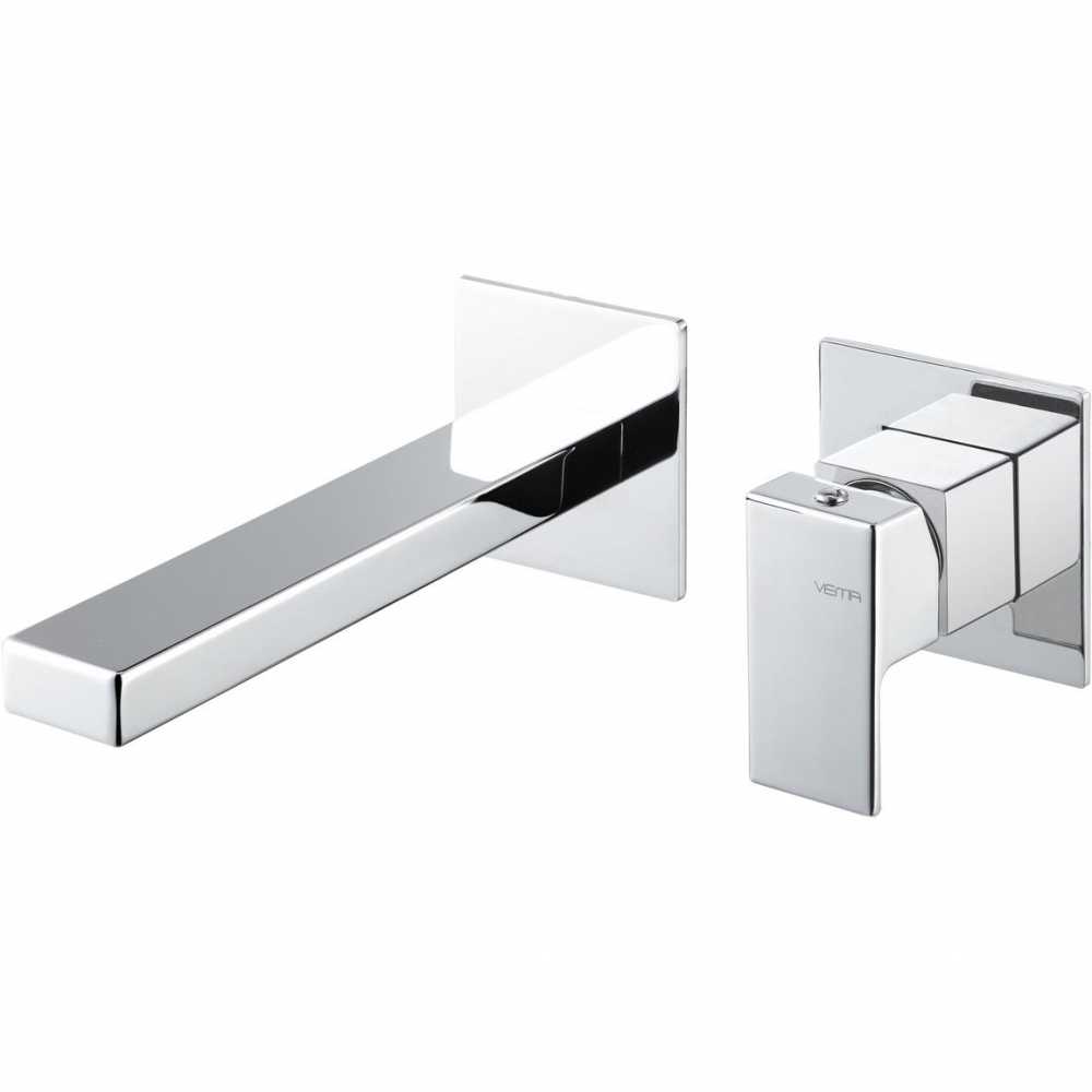 Vema Lys Chrome Wall Mounted Basin Mixer Tap (DITS1218)