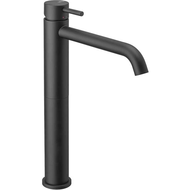 Vema Maira Matt Black Tall Basin Mixer Tap (DITS1228)