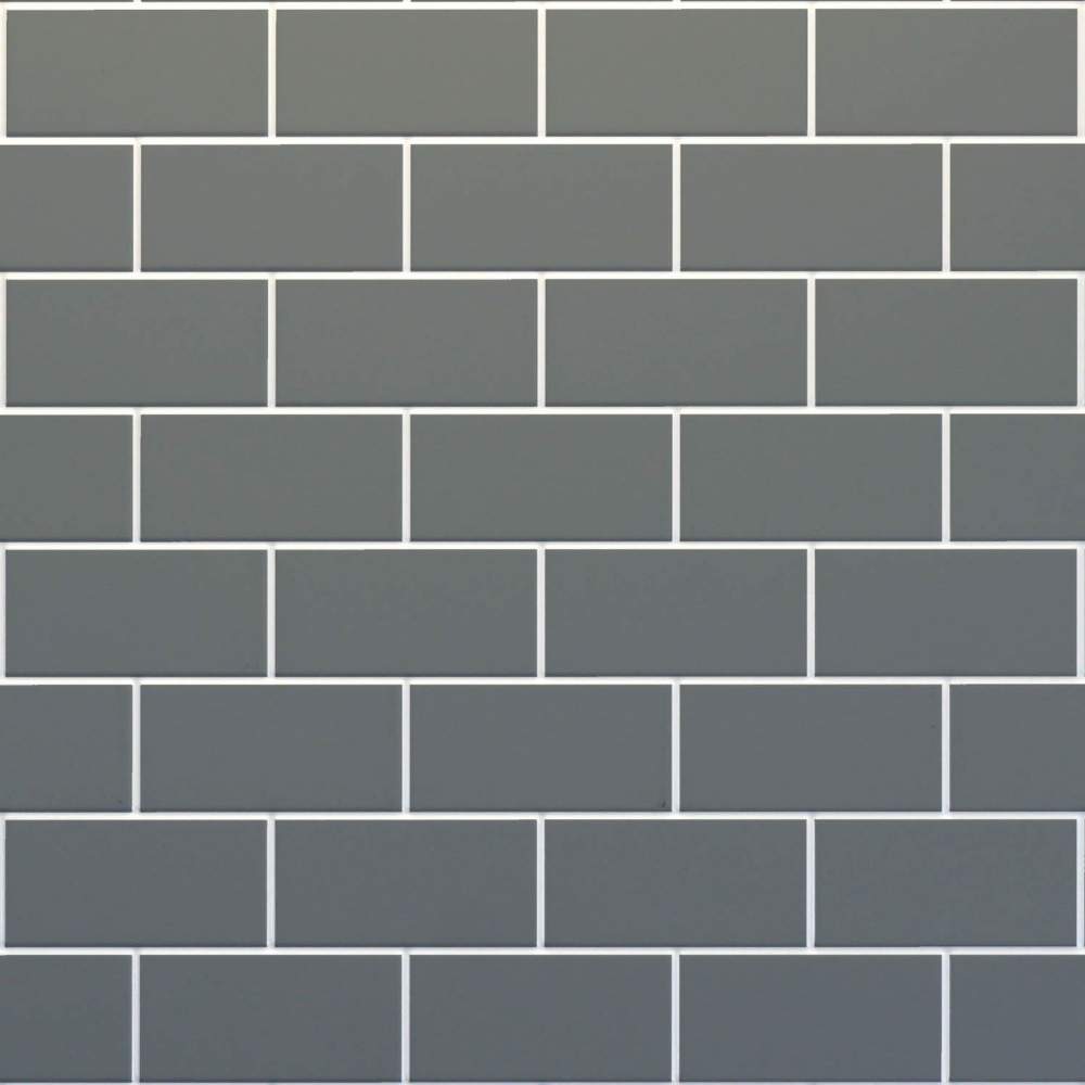 Dark Grey Metro Reflect Tile Wall Panels