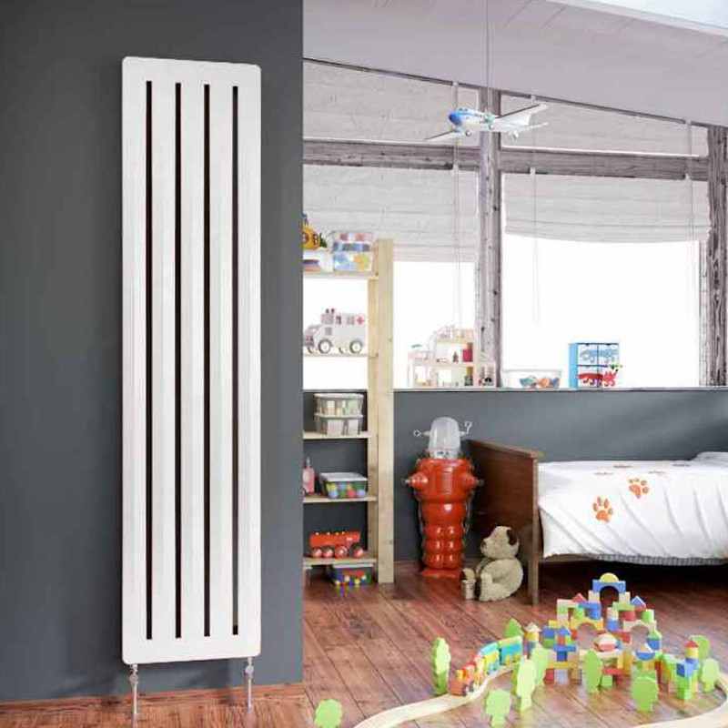 DQ Drifter 1500 x 325 Vertical Radiator White