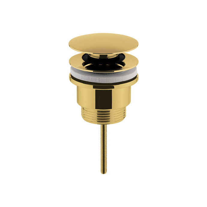 Brushed Brass - Sprung Basin Waste / Universal Slotted or Unslotted