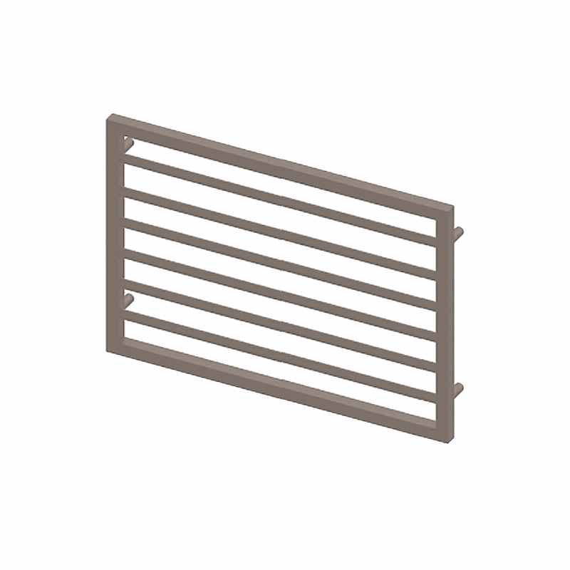 Abacus Metro Bathroom Towel Rail - 578 x 800mm - Terra Matt