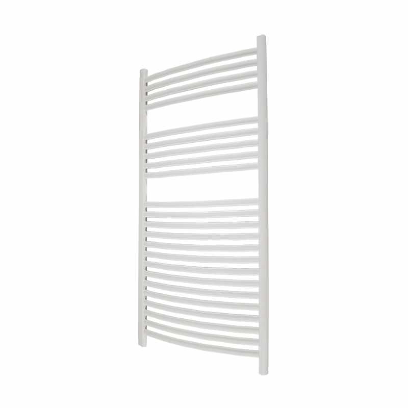 Abacus Elegance Radius Towel Rail 1120 x 480mm - White