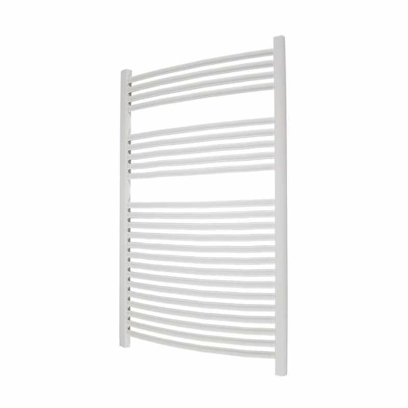 Abacus Elegance Radius Towel Rail 1120 x 600mm - White