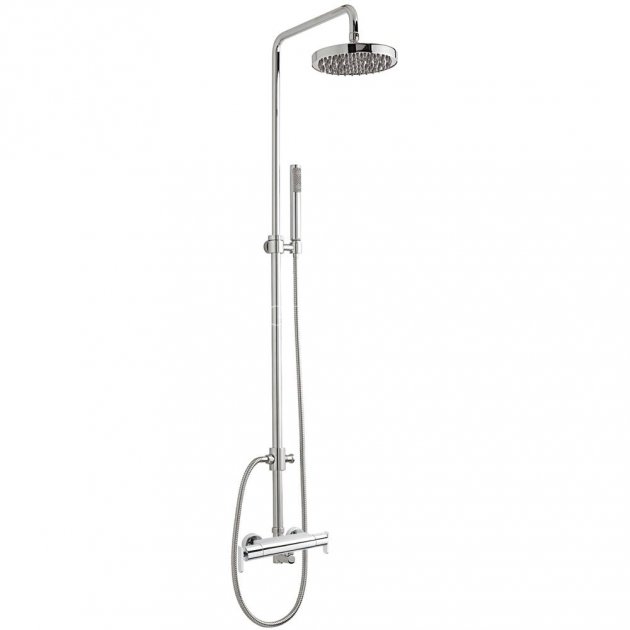 Sagittarius Eclipse Exposed Thermostatic Shower Valve with Riser