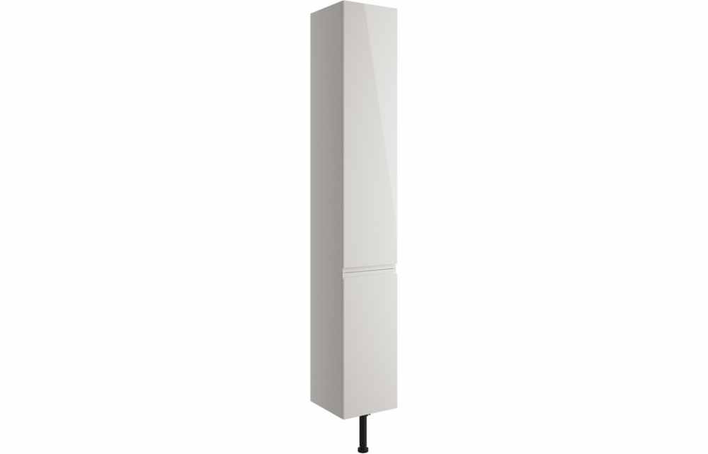 Venetian 300mm Tall Unit - Pearl Grey Gloss