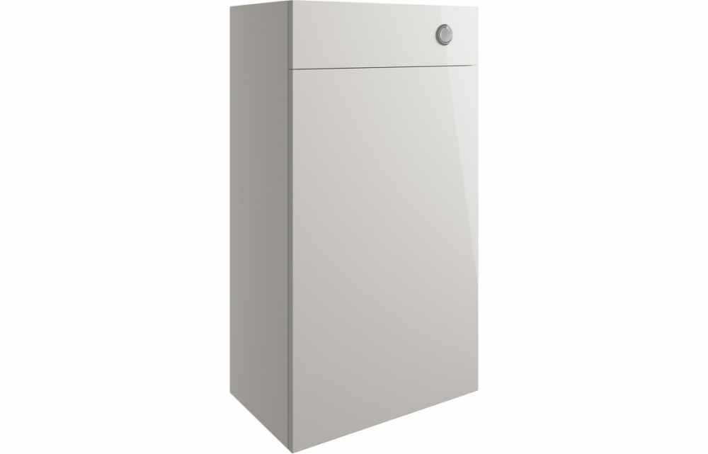 Venetian 600mm Toilet Unit - Pearl Grey Gloss