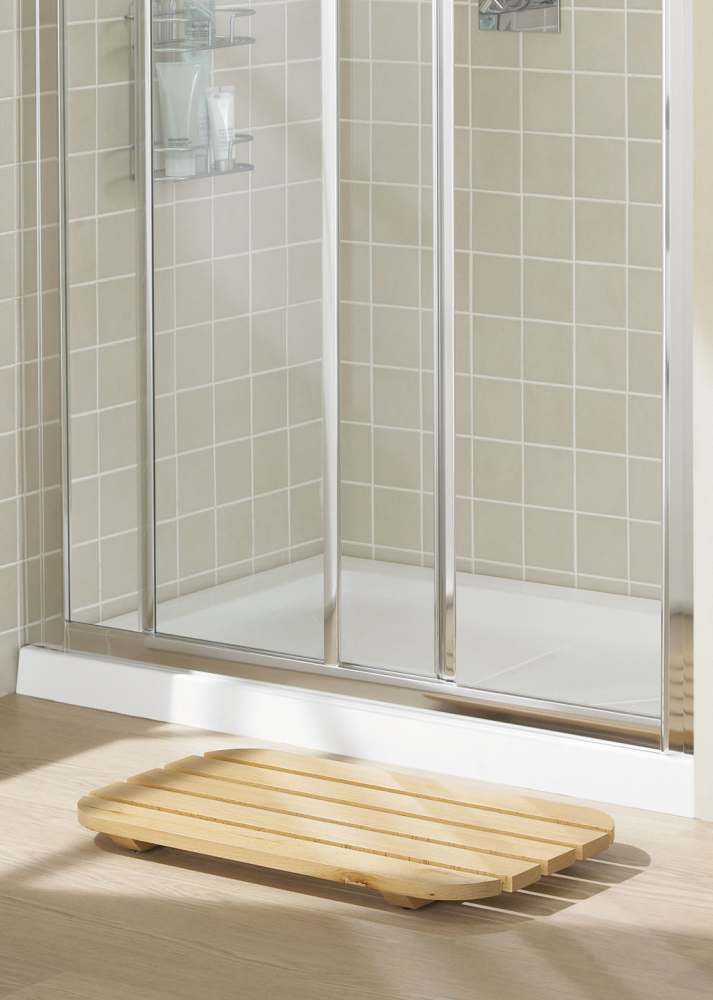 Lakes 1200mm White Sliding Shower Door, Classic Collection