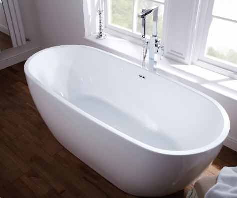 Summit Double Ended Freestanding Bath 1680 x 800, Frontline Bathrooms